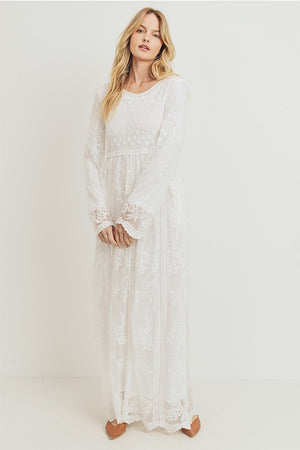 Rhiannon Embroidered Temple Dress