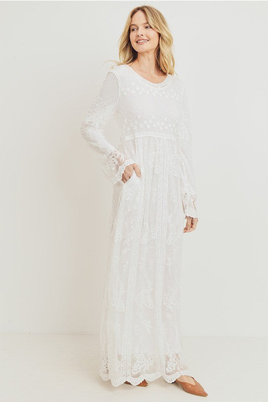 Rhiannon Embroidered Temple Dress