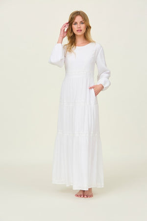 Maribelle Embroidered Temple Dress