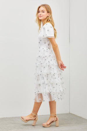 Willow Modest Midi in Off White