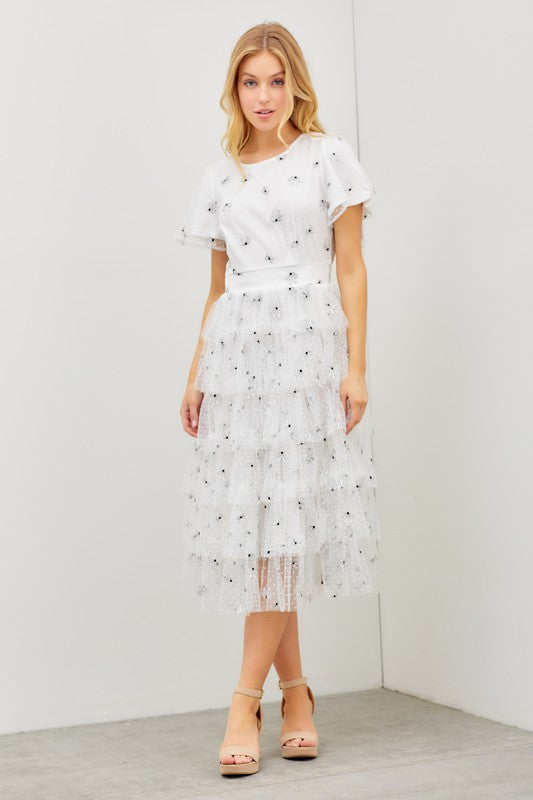 Willow Modest Midi in Off White