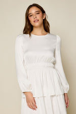 Lulu White Tiered Temple Dress