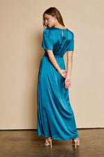 Laura Modest Maxi in Teal