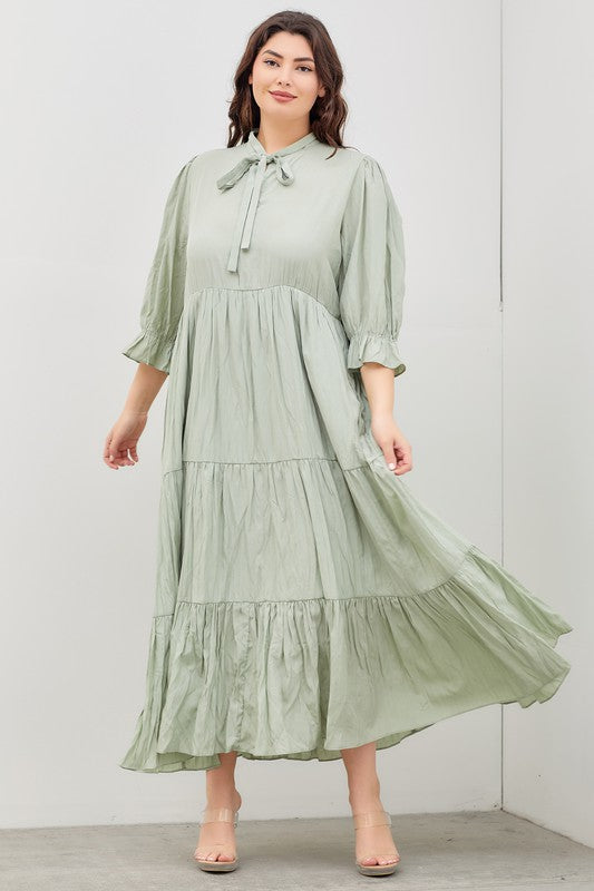 Savannah Modest Maxi in Sage