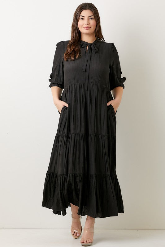 Savannah Modest Maxi in Black