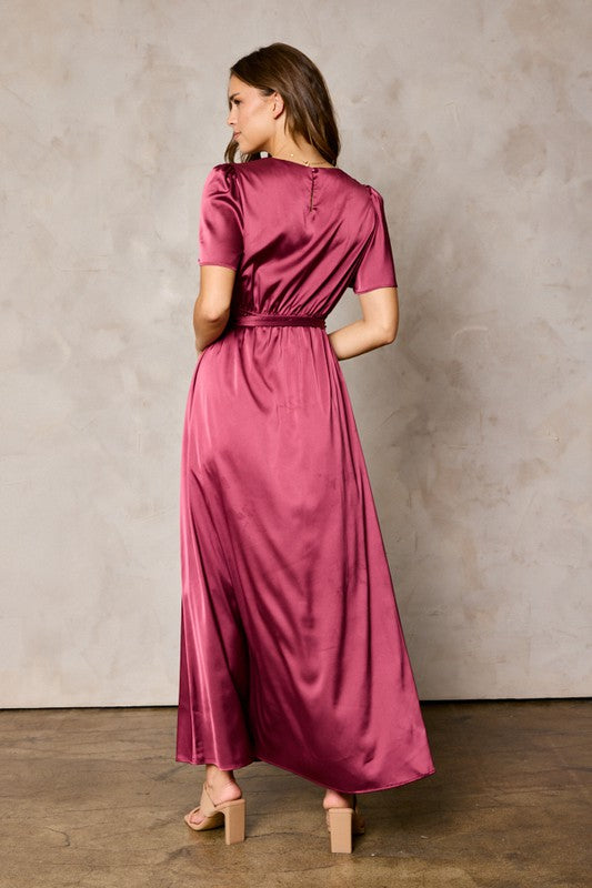 Laura Modest Maxi in Wine