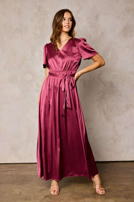 Laura Modest Maxi in Wine