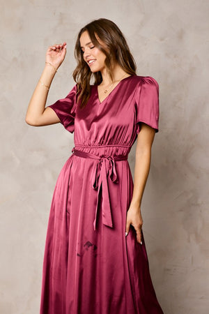 Laura Modest Maxi in Wine