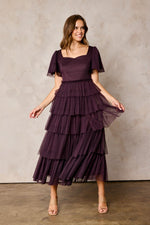 Demi Modest Maxi in Plum