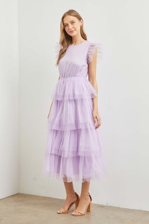 Mariana Modest Maxi in Lilac