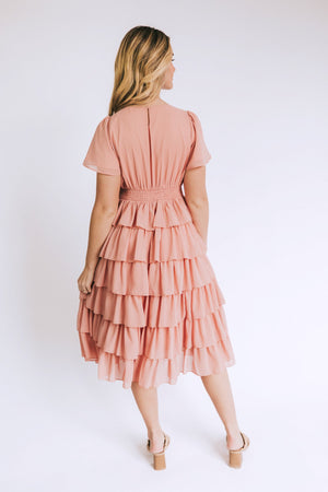 Forever With You Modest Dress in Ash Rose