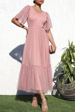 Valerie Modest Midi in Pink Blush