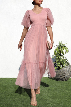 Valerie Modest Midi in Pink Blush