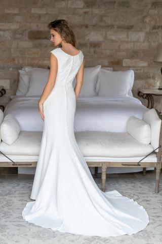 M738 Modest Wedding Dress