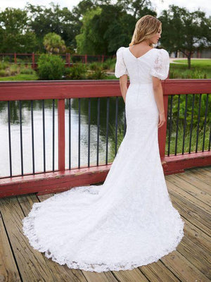 28214 Modest Wedding Dress