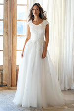 M734 Modest Wedding Dress