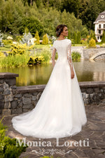 Ivy 8221 Modest Wedding Dress