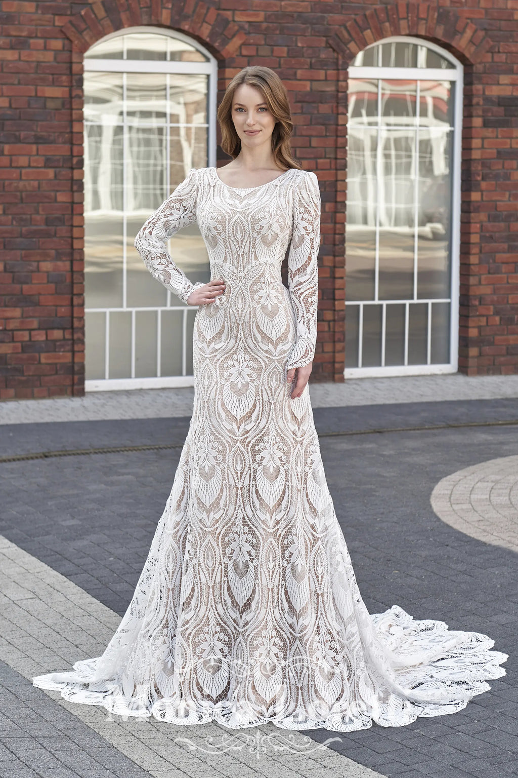 8254 Modest Wedding Dress