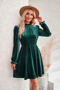 Lucille Mini Dress in Green