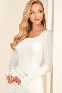 MOD1824 Modest Wedding Dress