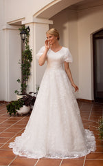 8309 Modest Wedding Dress