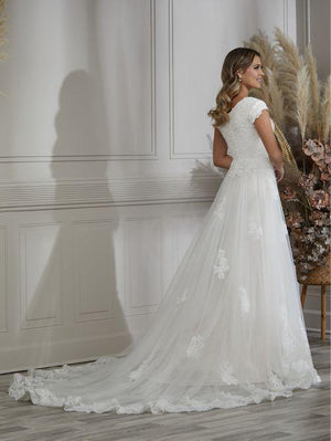 28135 Modest Wedding Dress