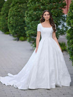 28213 Modest Wedding Dress