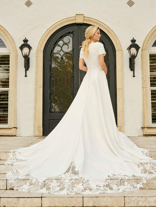 28195 Modest Wedding Dress