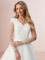 28127 Modest Wedding Dress