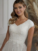 28135 Modest Wedding Dress