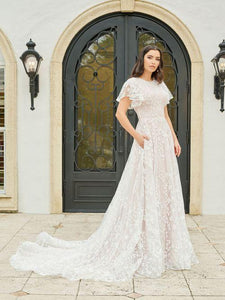 28199 Modest Wedding Dress