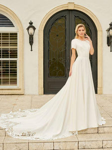 28195 Modest Wedding Dress