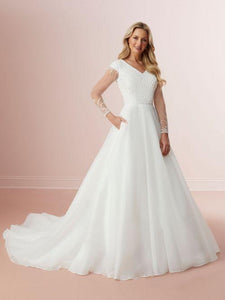 28127 Modest Wedding Dress