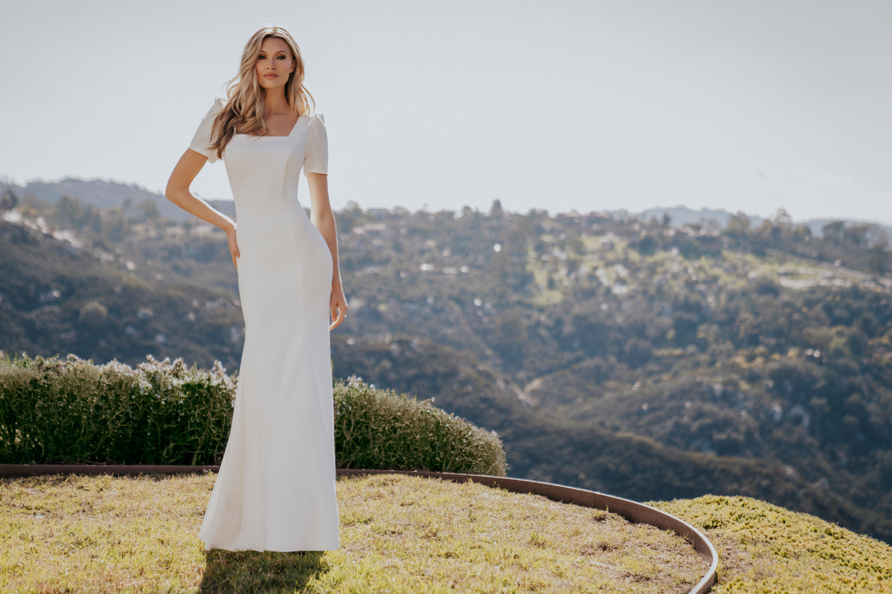 M712 Modest Wedding Dress