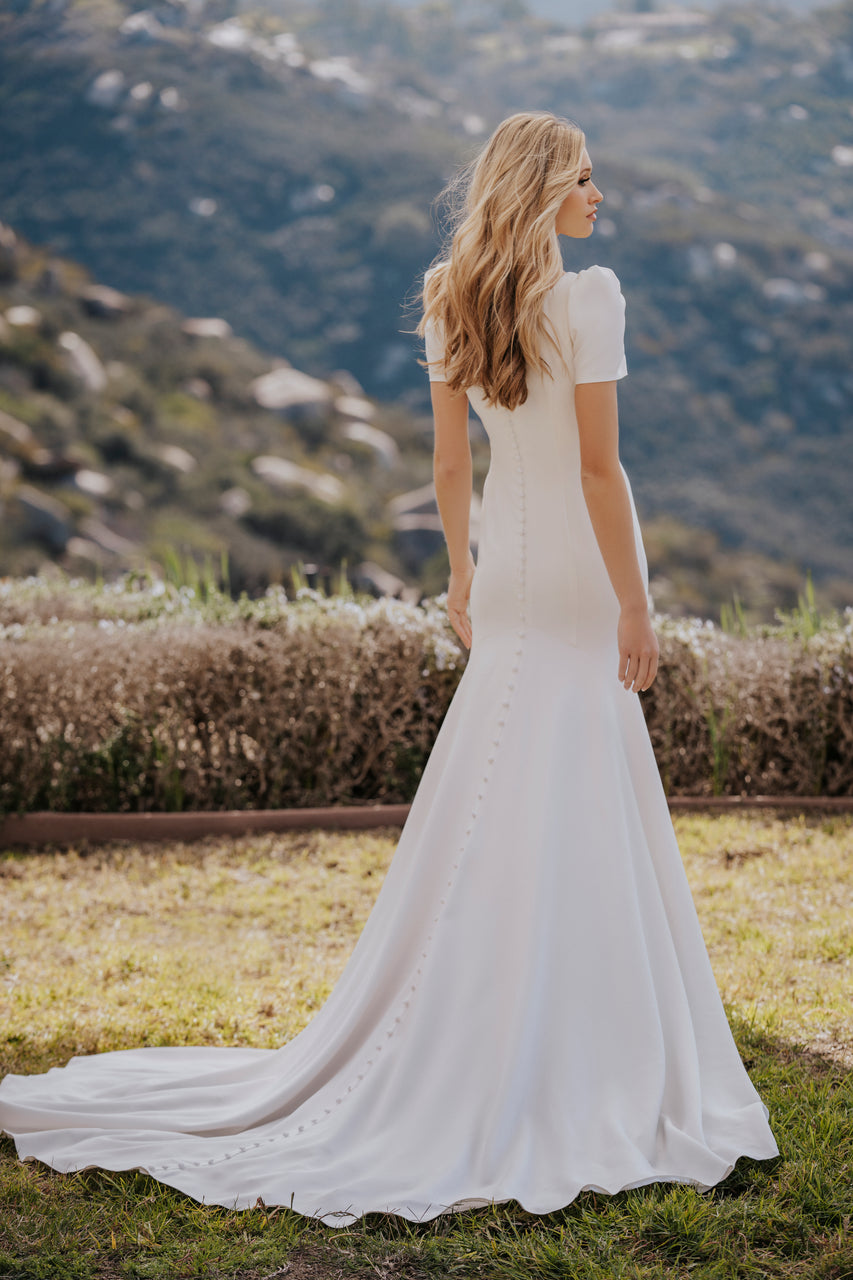 M712 Modest Wedding Dress