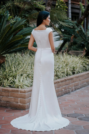 M716 Modest Wedding Dress