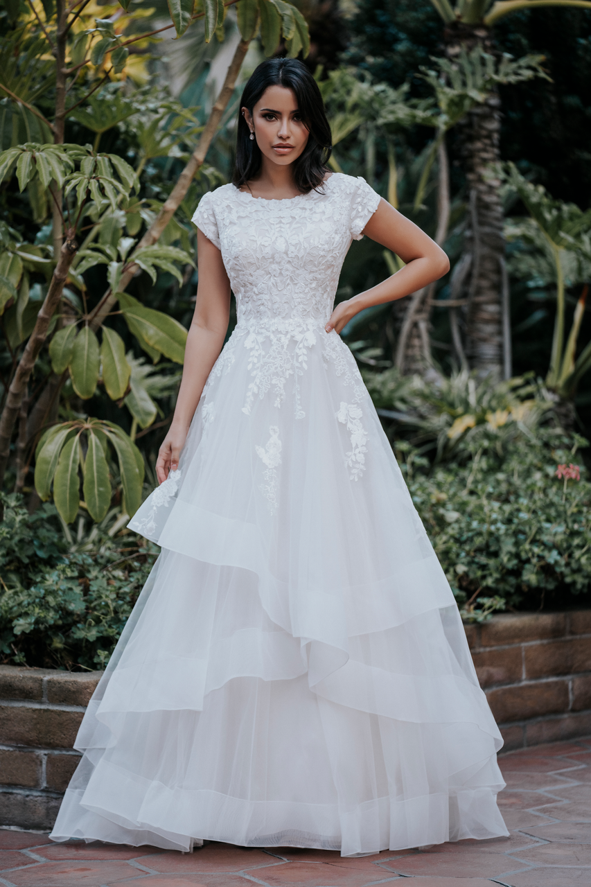 M717 Modest Wedding Dress