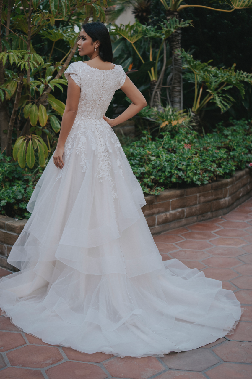 M717 Modest Wedding Dress