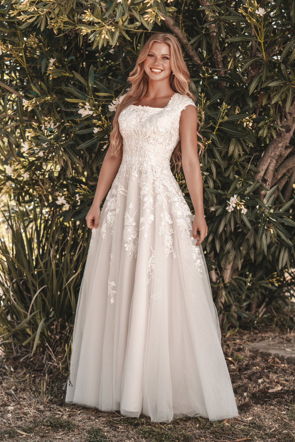 M721 Modest Wedding Dress