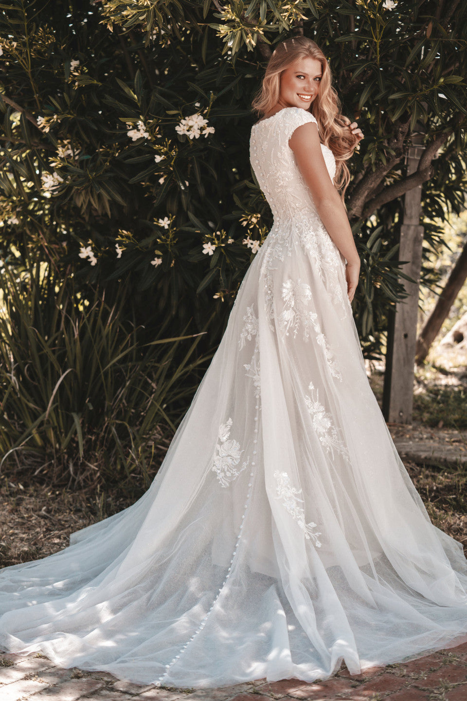 M721 Modest Wedding Dress