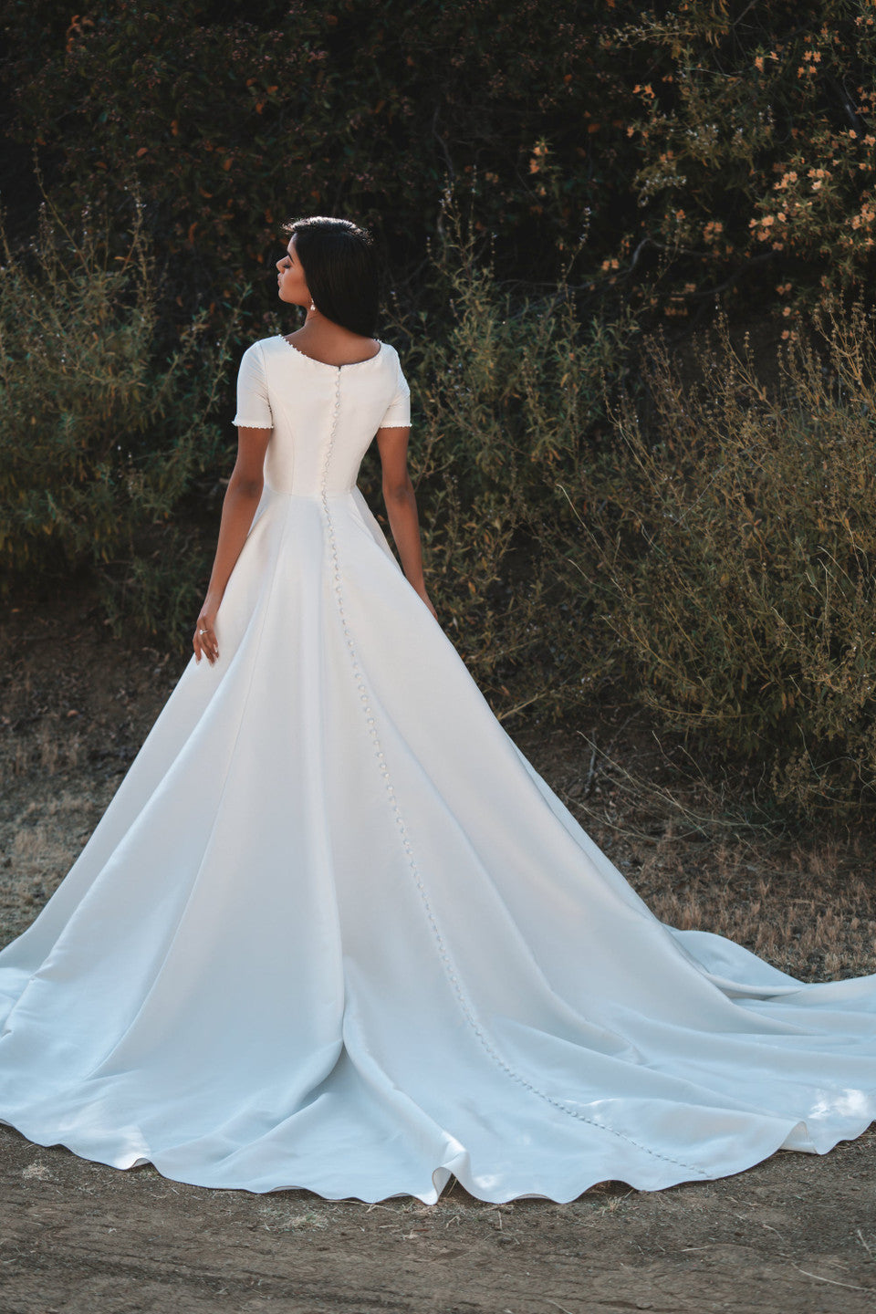 M723 Modest Wedding Dress