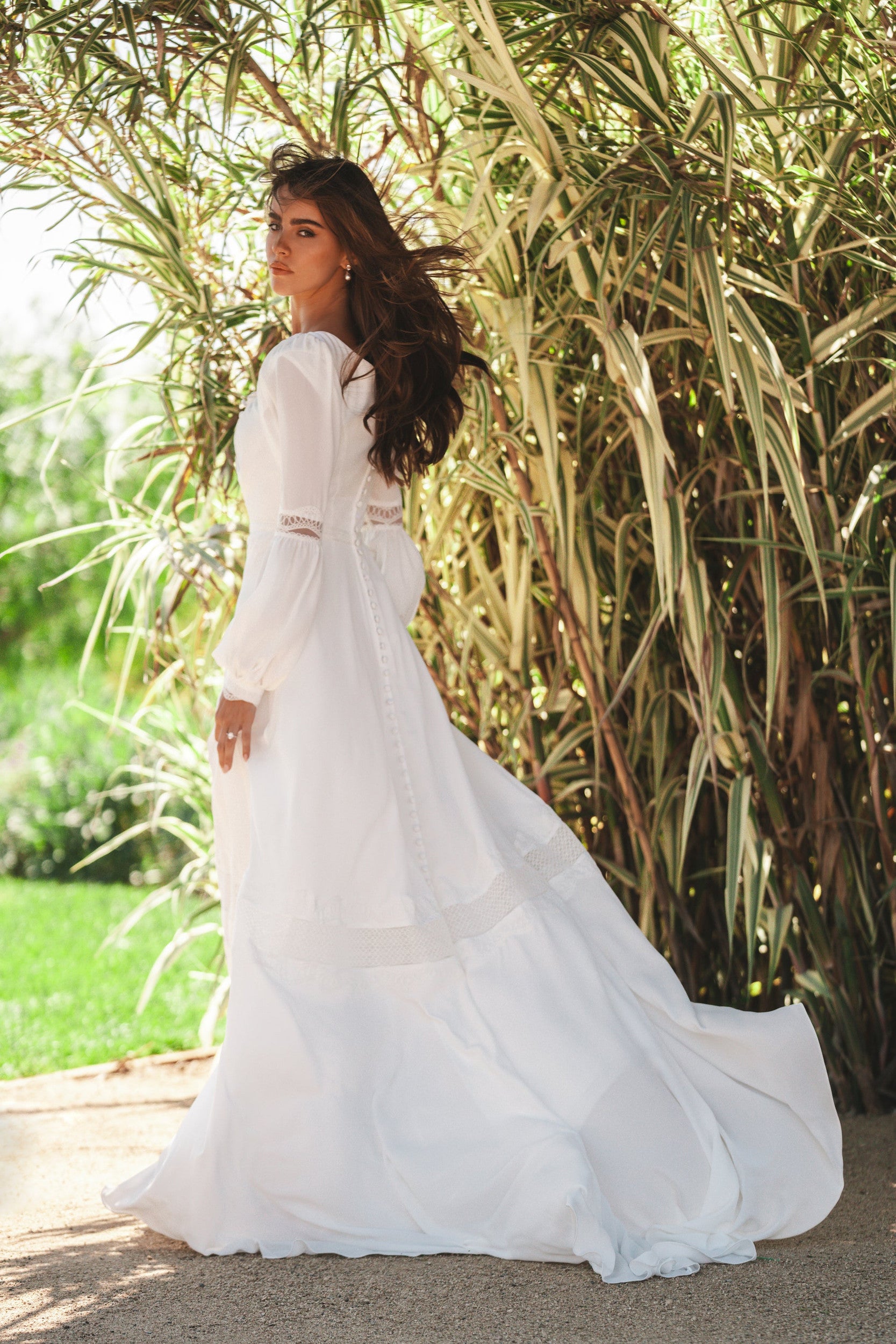 M727 Modest Wedding Dress