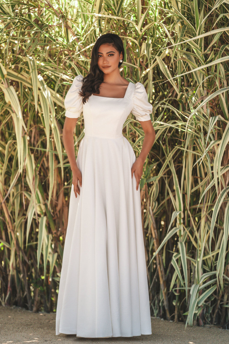 M729 Modest Wedding Dress