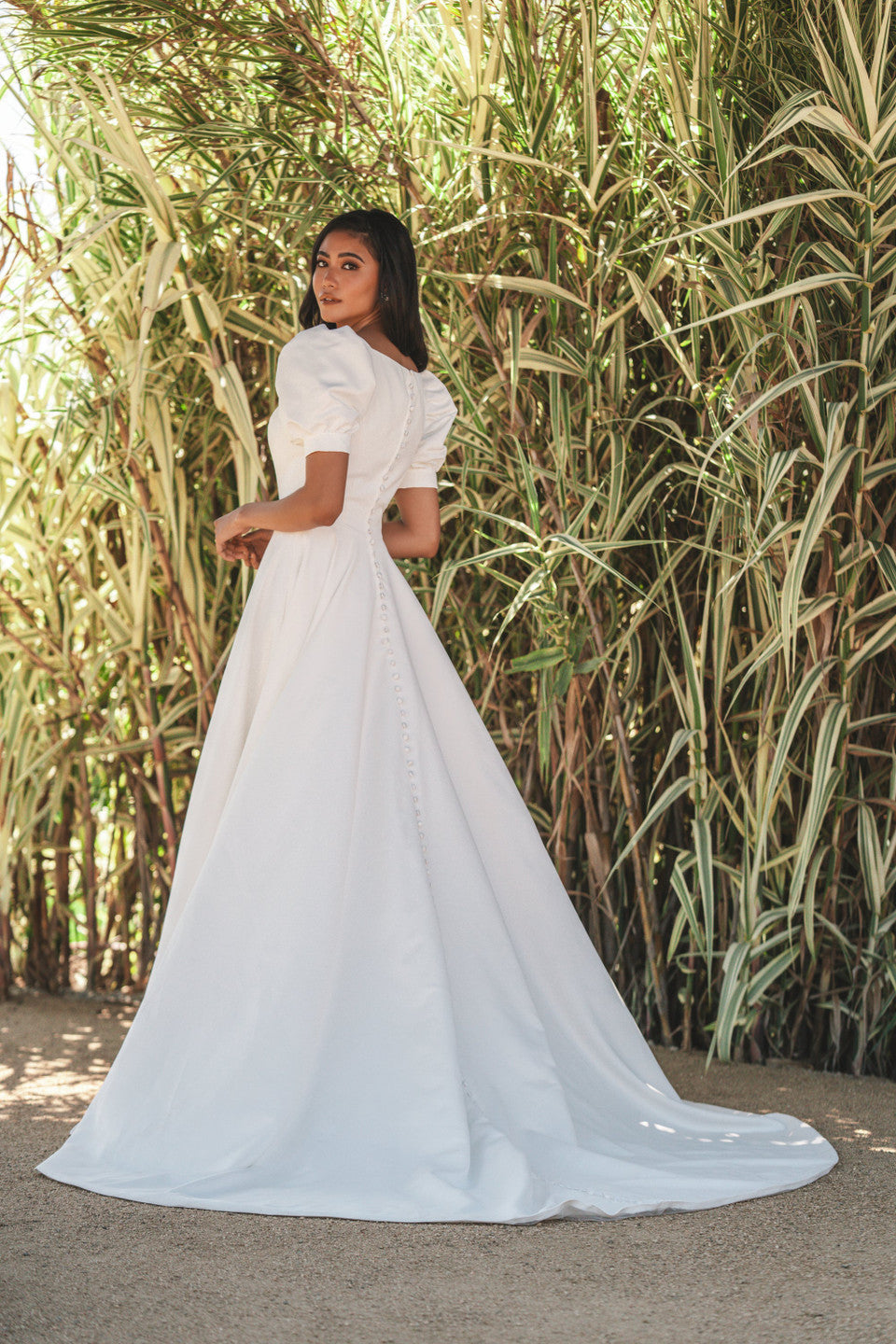 M729 Modest Wedding Dress