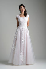 M754  Modest Wedding Dress