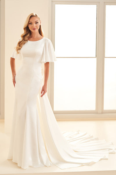 MOD1818 Modest Wedding Dress