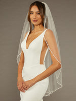 V2484 Single Fingertip Bridal Veil