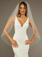 V2488 Single Fingertip Bridal Veil