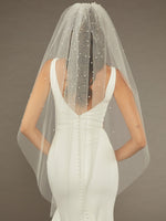 V2488 Single Fingertip Bridal Veil