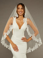 V2497 Single Fingertip Bridal Veil